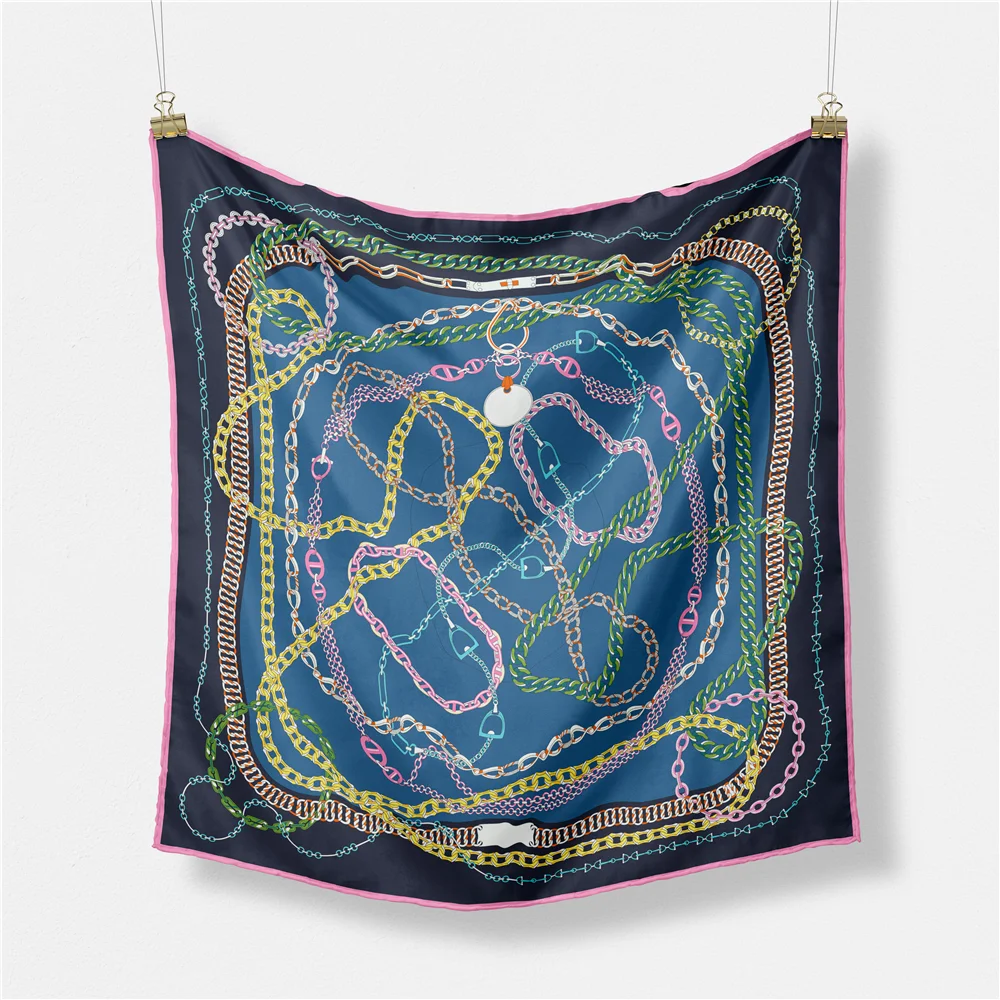 New Chain Print Brand Scarves 100% Twill Silk Scarf Fashion Square Scarves Women Shawls Luxury Design Hijab Scarf Bandana
New Chain Print Brand Scarves 100% Twill Silk Scarf Fashion Square Scarves Women Shawls Luxury Design Hijab Scarf Bandana