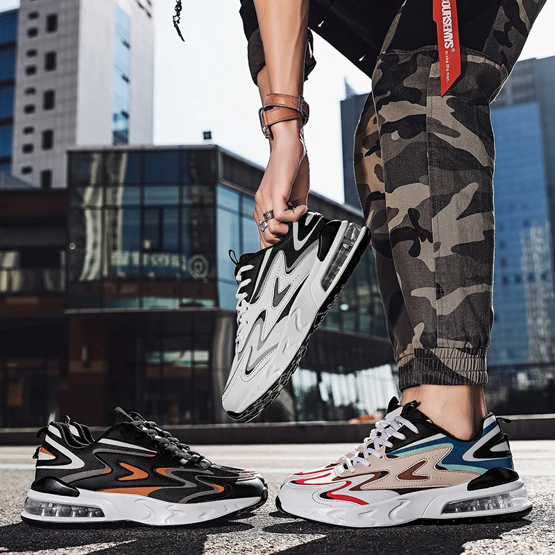 Men's New Fashion Air-cushion Sports Shoes Mesh Breathable Thick-soled Increased Casual Running Shoes Youth Tennis Shoes
Men's New Fashion Air-cushion Sports Shoes Mesh Breathable Thick-soled Increased Casual Running Shoes Youth Tennis Shoes