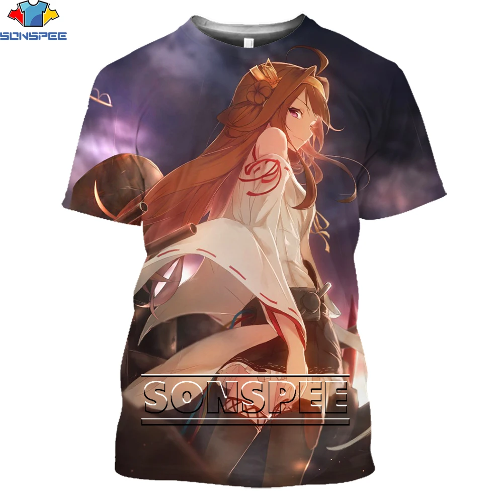 SONSPEE Anime Cartoon Fleet Collection Men's T-shirt Two-dimensional Kawaii Cute Loli Casual Summer Shirt Harajuku Oversized Top 
SONSPEE Anime Cartoon Fleet Collection Men's T-shirt Two-dimensional Kawaii Cute Loli Casual Summer Shirt Harajuku Oversized Top