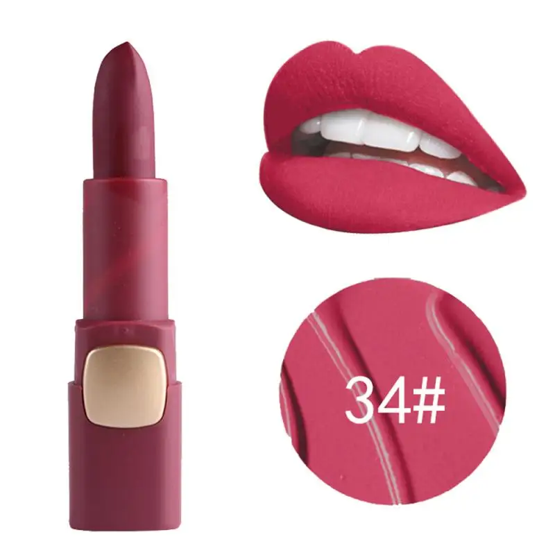 Fashion 18 Colors Lips Makeup Lipstick Lip Gloss Long Lasting Moisture Cosmetic Lipstick Red Lip Matte Lipstick Waterproof TSLM2
Fashion 18 Colors Lips Makeup Lipstick Lip Gloss Long Lasting Moisture Cosmetic Lipstick Red Lip Matte Lipstick Waterproof TSLM2