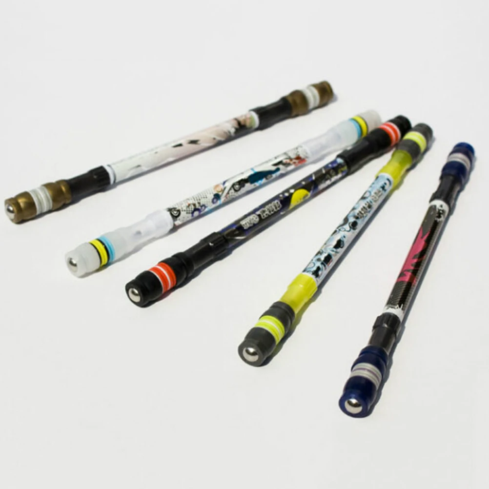 2PCSNon Slip Coated Spin Rolling Pen Cool Spinning Pen Rotating Gaming Ballpoint Pen Blue Ink Refill Matting Finger Playing Pen
2PCSNon Slip Coated Spin Rolling Pen Cool Spinning Pen Rotating Gaming Ballpoint Pen Blue Ink Refill Matting Finger Playing Pen