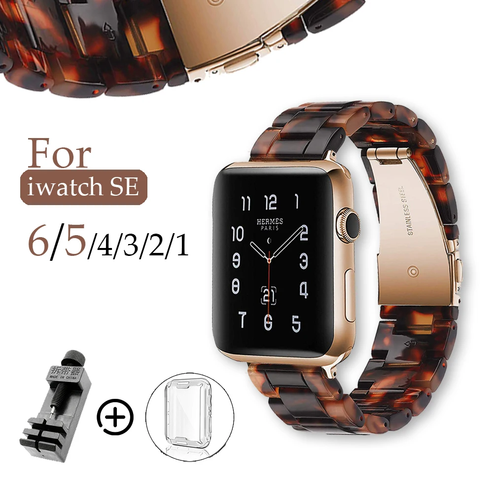 Resin strap for apple watch band 6 5 44mm 42mm 38mm correa transparent bracelet for iwatch 6 series 6 se 5 4 3/2 watchband 40mm
Resin strap for apple watch band 6 5 44mm 42mm 38mm correa transparent bracelet for iwatch 6 series 6 se 5 4 3/2 watchband 40mm