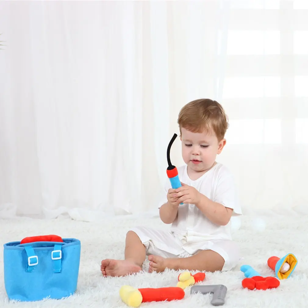 Boys And Girls Children Play House Simulation Plush Toy Toolbox Early Education Teaching Aids Repair Tool
Boys And Girls Children Play House Simulation Plush Toy Toolbox Early Education Teaching Aids Repair Tool