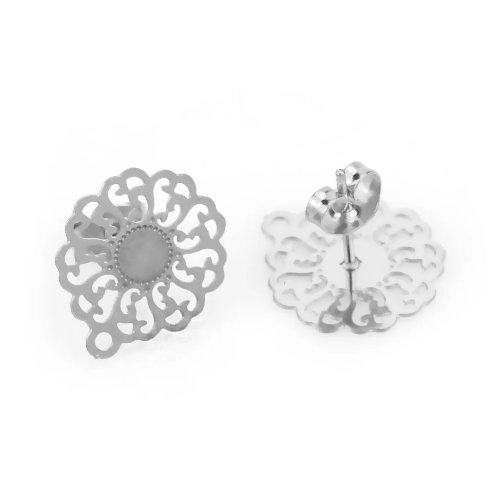 10pcs/lot 2019 Fashion charm Stainless Steel New hollow earrings Women Earring Base Connectors Linkers for DIY Earrings Jewelry
10pcs/lot 2019 Fashion charm Stainless Steel New hollow earrings Women Earring Base Connectors Linkers for DIY Earrings Jewelry