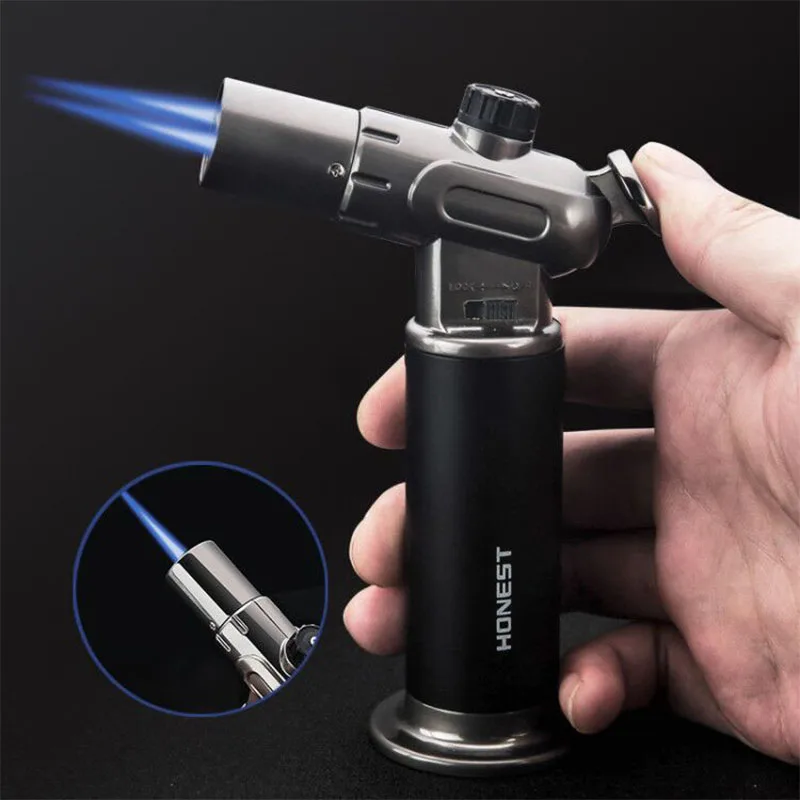 New Creative Inflatable High Temperature Spray Gun Welding Torch Single/Dual Flame Adjustment Kitchen Baking Lighter
New Creative Inflatable High Temperature Spray Gun Welding Torch Single/Dual Flame Adjustment Kitchen Baking Lighter