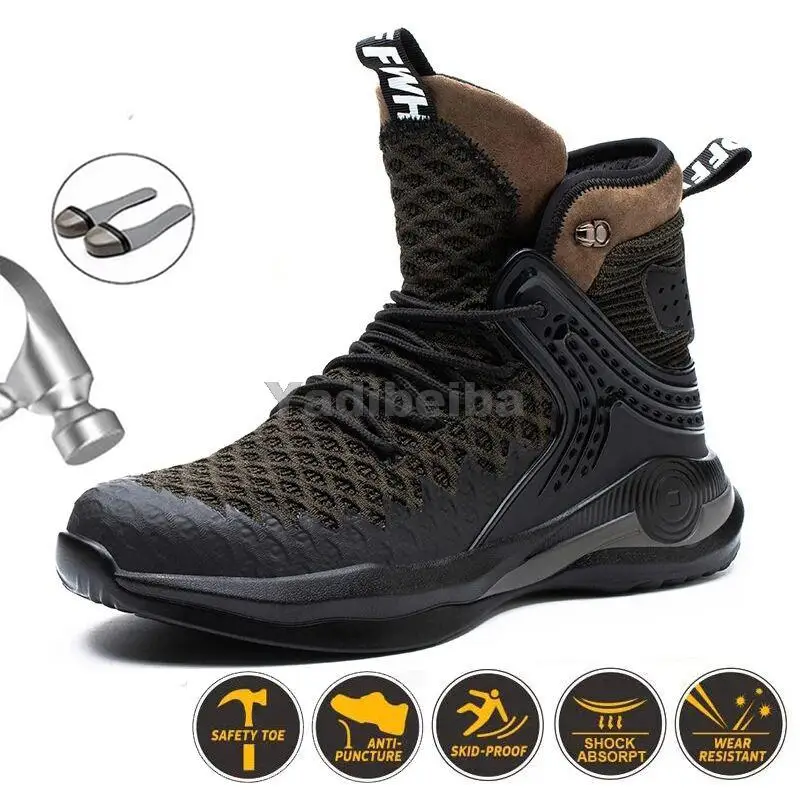 New Large Size 37-50 Safety Boots Light Comfortable Steel Toe Cap Anti-piercing Industrial Outdoor Work Shoes Foot Protection
New Large Size 37-50 Safety Boots Light Comfortable Steel Toe Cap Anti-piercing Industrial Outdoor Work Shoes Foot Protection