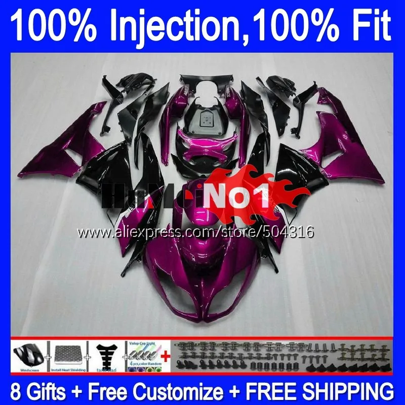 Body For KAWASAKI NINJA ZX636 ZX 6R 6 R 636 ZX6R 09 10 11 12 58MC.59 600CC ZX-636 ZX-6R 2009 2010 2011 2012 Fairing Pink black
Body For KAWASAKI NINJA ZX636 ZX 6R 6 R 636 ZX6R 09 10 11 12 58MC.59 600CC ZX-636 ZX-6R 2009 2010 2011 2012 Fairing Pink black