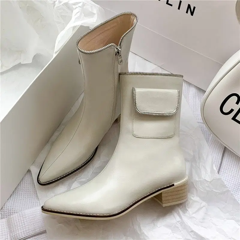2021 New Autumn Winter Women Mid Heels Shoes Fashion Zipper Warm Ankle Snow Boots Gladiator Designer Modern Botas Mujer
2021 New Autumn Winter Women Mid Heels Shoes Fashion Zipper Warm Ankle Snow Boots Gladiator Designer Modern Botas Mujer