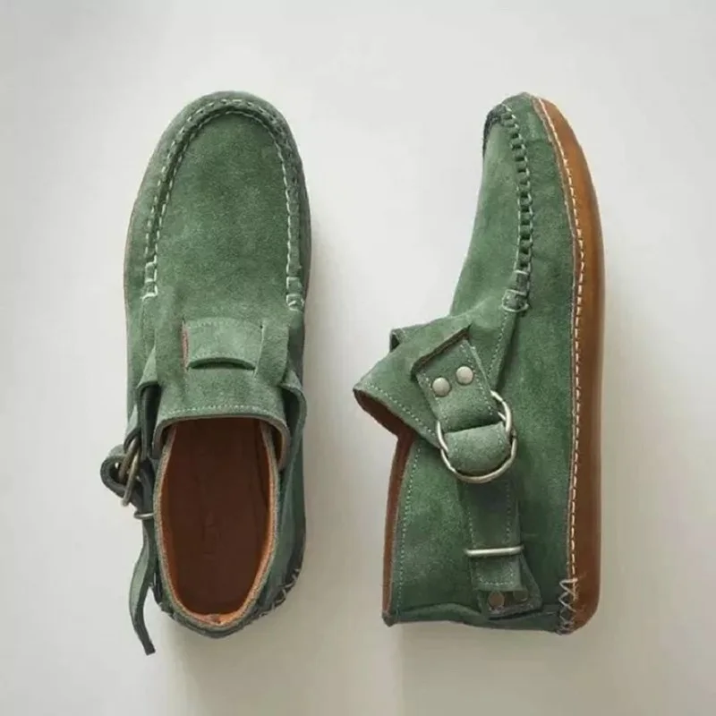 2021 women's large size single shoe autumn and winter flat ankle boots buckle low casual single shoe
2021 women's large size single shoe autumn and winter flat ankle boots buckle low casual single shoe