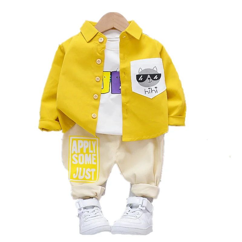 Spring Autumn Infant Cartoon Shirt Pants Kids Toddler Casual Clothing Baby Boys Girls Letter Clothes Children Cotton Tracksuits
Spring Autumn Infant Cartoon Shirt Pants Kids Toddler Casual Clothing Baby Boys Girls Letter Clothes Children Cotton Tracksuits