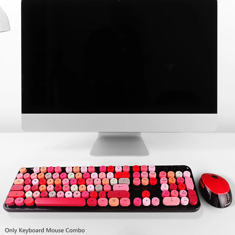 Full Sized 2.4GHz Wireless Ergonomic Portable Stylish Computer Accessories Keyboard Mouse Combo Plug And Play Optical Quiet
Full Sized 2.4GHz Wireless Ergonomic Portable Stylish Computer Accessories Keyboard Mouse Combo Plug And Play Optical Quiet