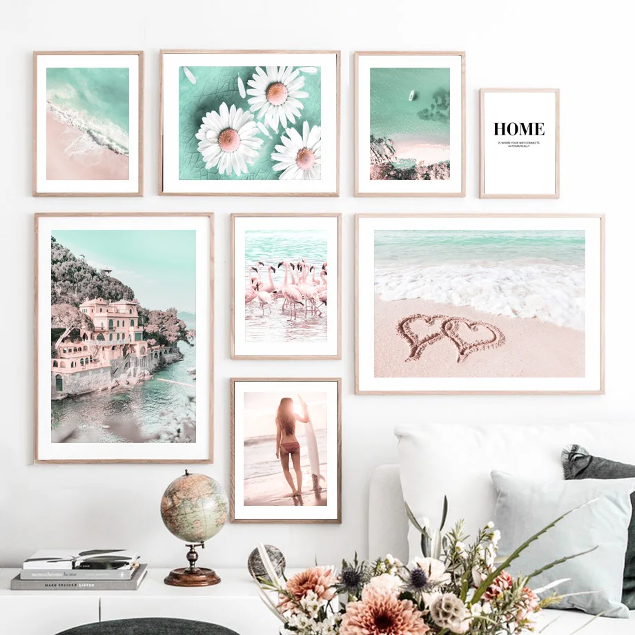 Daisy Sea Beach Flamingo Girl Surfboard Wall Art Canvas Painting Nordic Posters And Prints Wall Pictures For Living Room Decor
Daisy Sea Beach Flamingo Girl Surfboard Wall Art Canvas Painting Nordic Posters And Prints Wall Pictures For Living Room Decor