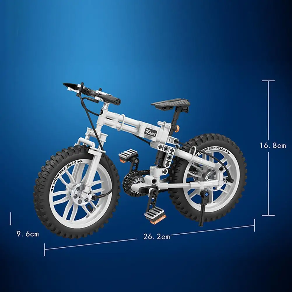 Children's Educational Toys 242pcs Folding White Bicycle DIY Model Building Block Brick Toys For Kids Birthday Educational Gifts
Children's Educational Toys 242pcs Folding White Bicycle DIY Model Building Block Brick Toys For Kids Birthday Educational Gifts