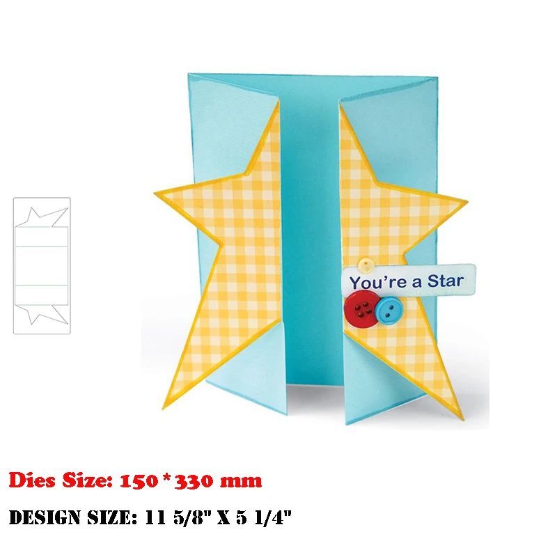 New Arrival Metal Star Gatefold Cutting Dies For 2021 Scrapbooking Greeting Card Making Paper Flip Fold Heart Stencils Crafts
New Arrival Metal Star Gatefold Cutting Dies For 2021 Scrapbooking Greeting Card Making Paper Flip Fold Heart Stencils Crafts