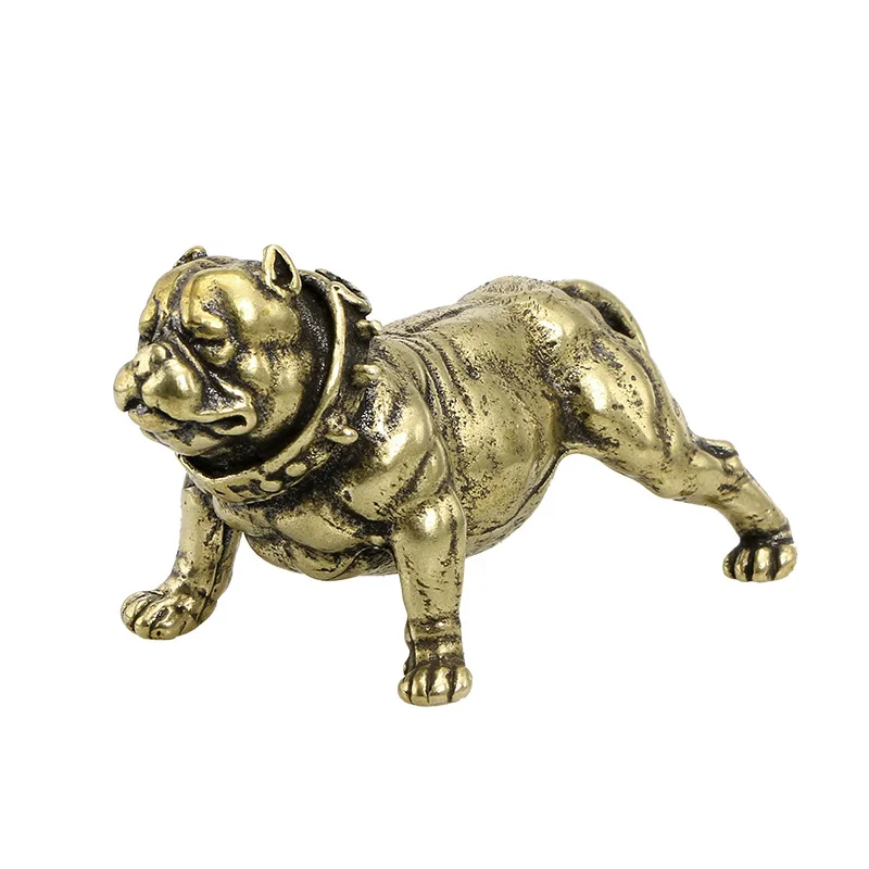 Retro Mini Pure Copper Dog Statuette Dog Ornaments Handmade Bronze Sculpture Antique Handmade Office Home Decoration
Retro Mini Pure Copper Dog Statuette Dog Ornaments Handmade Bronze Sculpture Antique Handmade Office Home Decoration