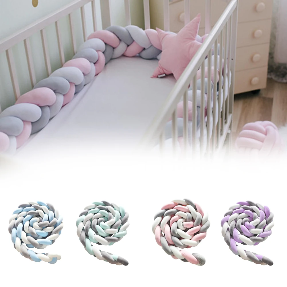 Baby Bed Bumper Braid Knot Long Handmade Knotted Weaving Plush Baby Crib Protector Infant Knot Pillow Room Decor
Baby Bed Bumper Braid Knot Long Handmade Knotted Weaving Plush Baby Crib Protector Infant Knot Pillow Room Decor