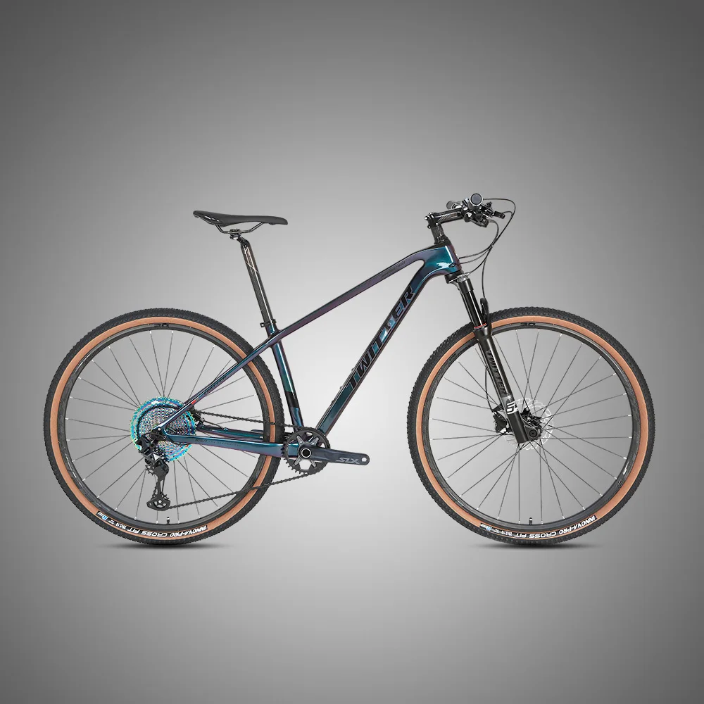 TWITTER WARRIORpro Carbon Fiber Mountain Bike M7100-12 S 12*142mm Axle Disc Brake Bike 27.5 29er Holographic Color Mountain Bike
TWITTER WARRIORpro Carbon Fiber Mountain Bike M7100-12 S 12*142mm Axle Disc Brake Bike 27.5 29er Holographic Color Mountain Bike