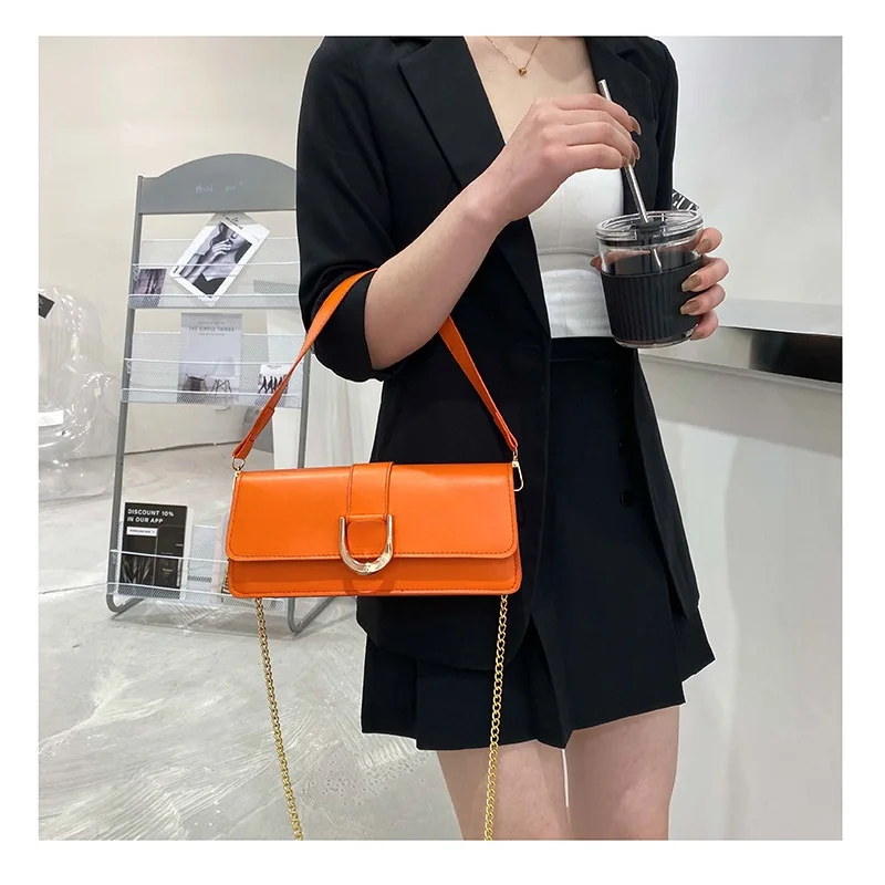 Women'S Small Handbag Leather Vintage Shoulder Bag With Chain Orange White 2021 Trend Designer Purses And Handbags Phone Pack
Women'S Small Handbag Leather Vintage Shoulder Bag With Chain Orange White 2021 Trend Designer Purses And Handbags Phone Pack