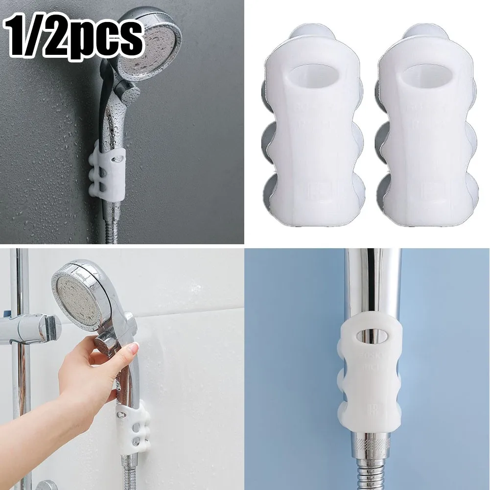 2pcs 7.5x3x4cm Silicone Material Movable Shower Head Holder With Suction Cup Adjustable Bathroom Hooks For Shower Stand
2pcs 7.5x3x4cm Silicone Material Movable Shower Head Holder With Suction Cup Adjustable Bathroom Hooks For Shower Stand