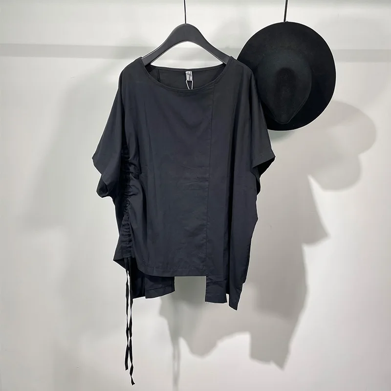 s-xl!The new summer fashion male dark designer asymmetric loose short sleeve T-shirt Japanese trend pure color light jacket.
s-xl!The new summer fashion male dark designer asymmetric loose short sleeve T-shirt Japanese trend pure color light jacket.