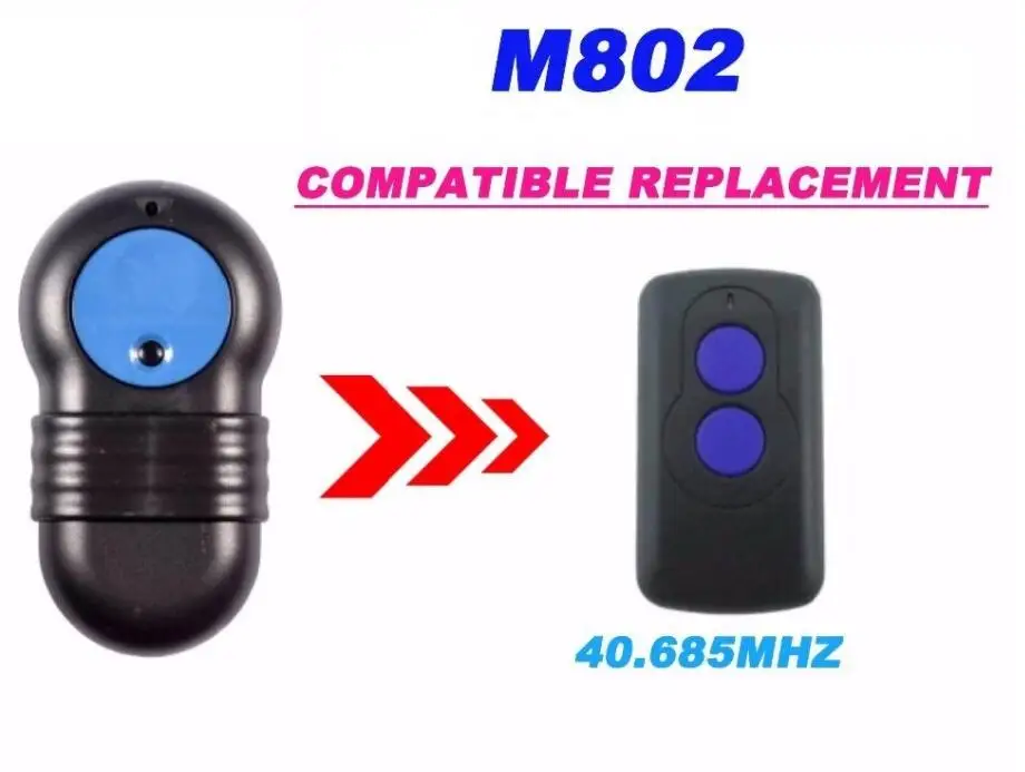 

For M802 M230T M430R Garage Door Remote Control 40.685MHZ Car Gate Door Remote Opener Key free shipping