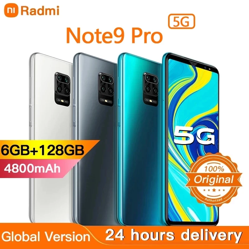 Global Version Note9 Pro 5.5 Inch HD+ Full Display Smartphones 8GB 256GB 4800mAh Battery Android 10 4G 5G Network Mobile Phones
Global Version Note9 Pro 5.5 Inch HD+ Full Display Smartphones 8GB 256GB 4800mAh Battery Android 10 4G 5G Network Mobile Phones