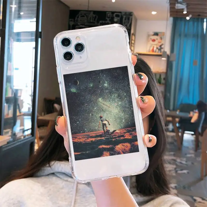 Interesting cosmic art Phone Case Transparent for iPhone 6 7 8 11 12 s mini pro X XS XR MAX Plus 
Interesting cosmic art Phone Case Transparent for iPhone 6 7 8 11 12 s mini pro X XS XR MAX Plus