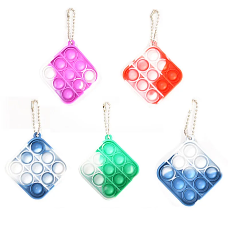 Pop It Rainbow Key Chain Pendant Finger Bubble Music Decompression Children's Educational Toy Fidget Toys поп ит
Pop It Rainbow Key Chain Pendant Finger Bubble Music Decompression Children's Educational Toy Fidget Toys поп ит