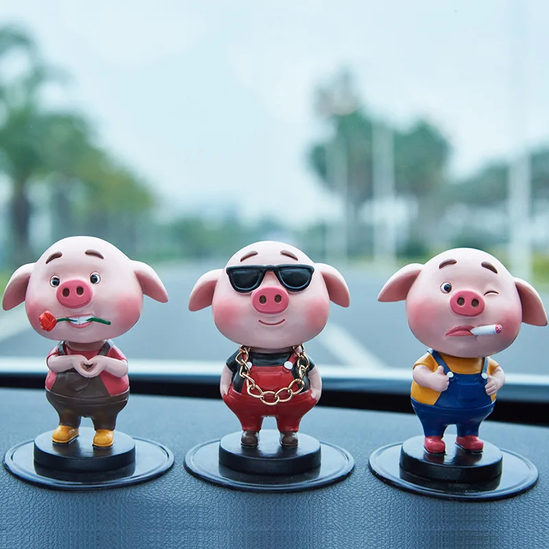 Personalized car decorations, car interior decorations, creative shaking head dolls, decorative pigs, cute decorations
Personalized car decorations, car interior decorations, creative shaking head dolls, decorative pigs, cute decorations