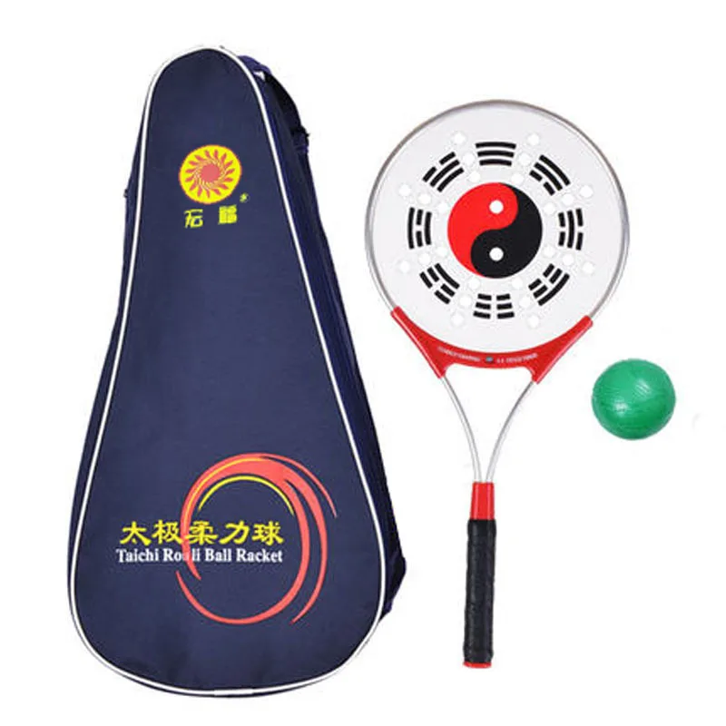 1 Piece Tai Chi Taiji Soft Ball Aluminum Racket Light Weight For Perform Aged Fitness GYM Play Chinese Style the Eight Diagrams | Спорт и