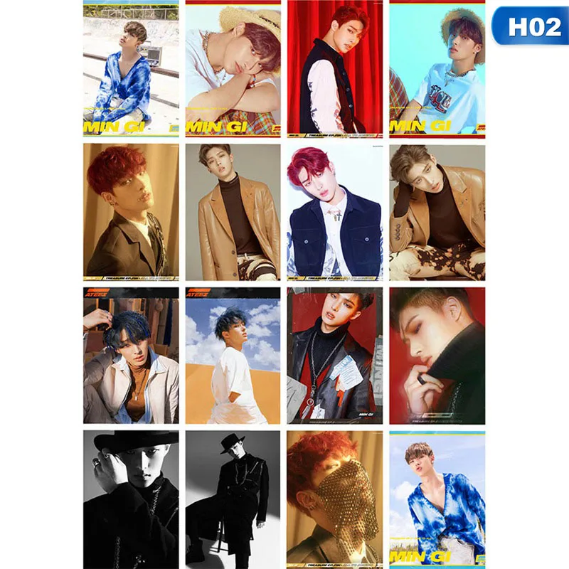 16pcs Kpop ATEEZ Photocard Postcard TREASURE EPILOGUE: ACTION TO ANSWER Album All to Action Concept 2 Retro Mini Lomo Cards
16pcs Kpop ATEEZ Photocard Postcard TREASURE EPILOGUE: ACTION TO ANSWER Album All to Action Concept 2 Retro Mini Lomo Cards