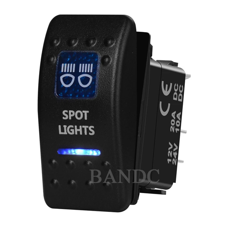 Car Boat SPOT LIGHT Rocker Switch 5P On-Off Dual Blue Led Light for ARB Carling Narva 4x4 Style, Auto Accessories, 12V 24V
Car Boat SPOT LIGHT Rocker Switch 5P On-Off Dual Blue Led Light for ARB Carling Narva 4x4 Style, Auto Accessories, 12V 24V