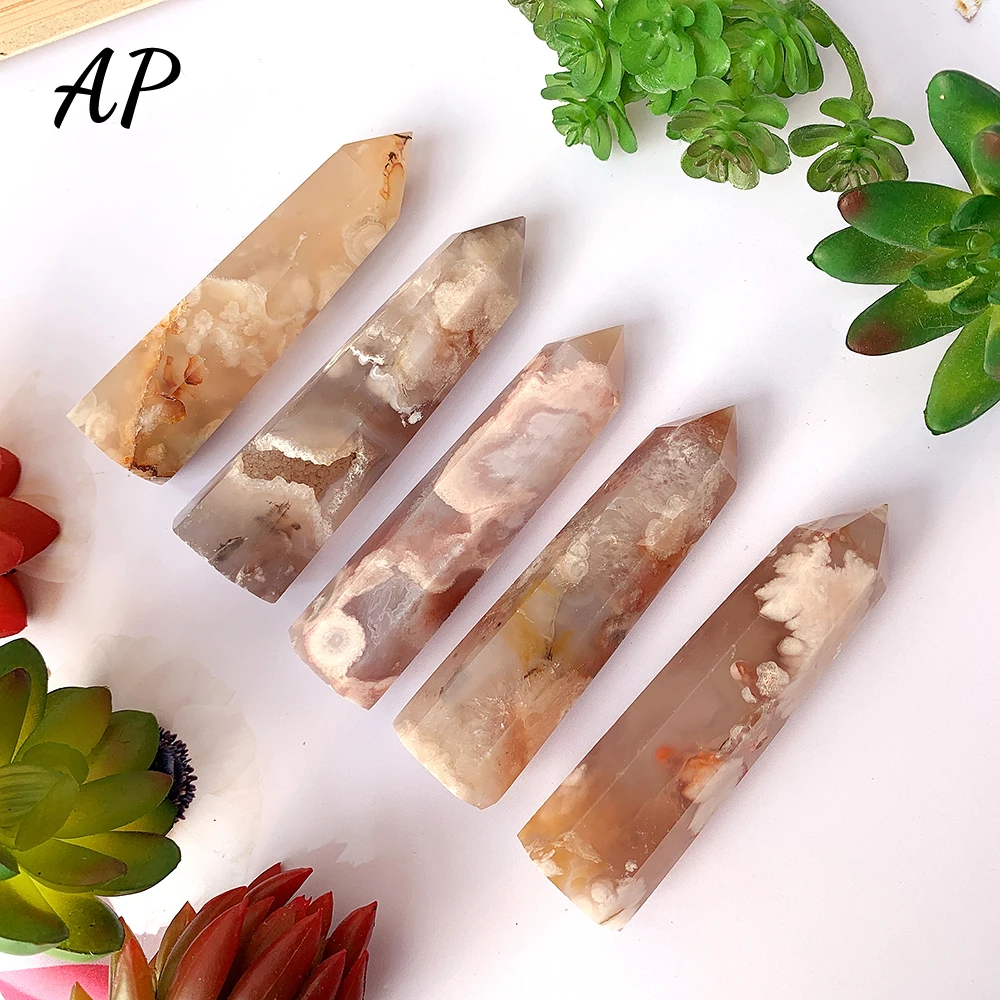 8-10cm Natural Crystals Pink Tower Sakura Agate Quartz Point Energy Gemstone Reiki Gift Home Decoration
8-10cm Natural Crystals Pink Tower Sakura Agate Quartz Point Energy Gemstone Reiki Gift Home Decoration