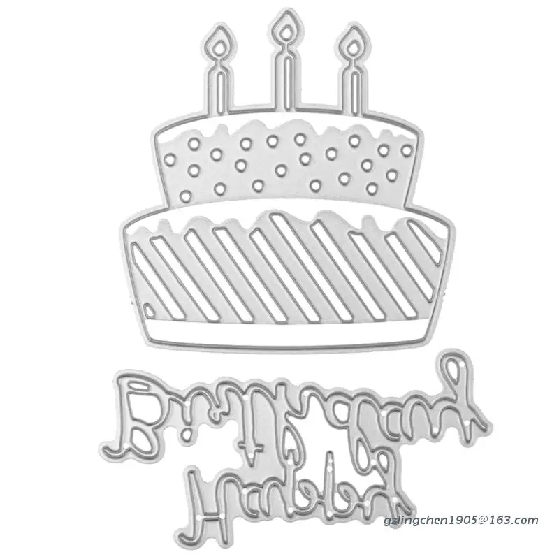P8DE Happy Birthday Cake Metal Cutting Dies Stencil DIY Scrapbooking Album Paper Card Template Mold Embossing Craft Decoration 
P8DE Happy Birthday Cake Metal Cutting Dies Stencil DIY Scrapbooking Album Paper Card Template Mold Embossing Craft Decoration