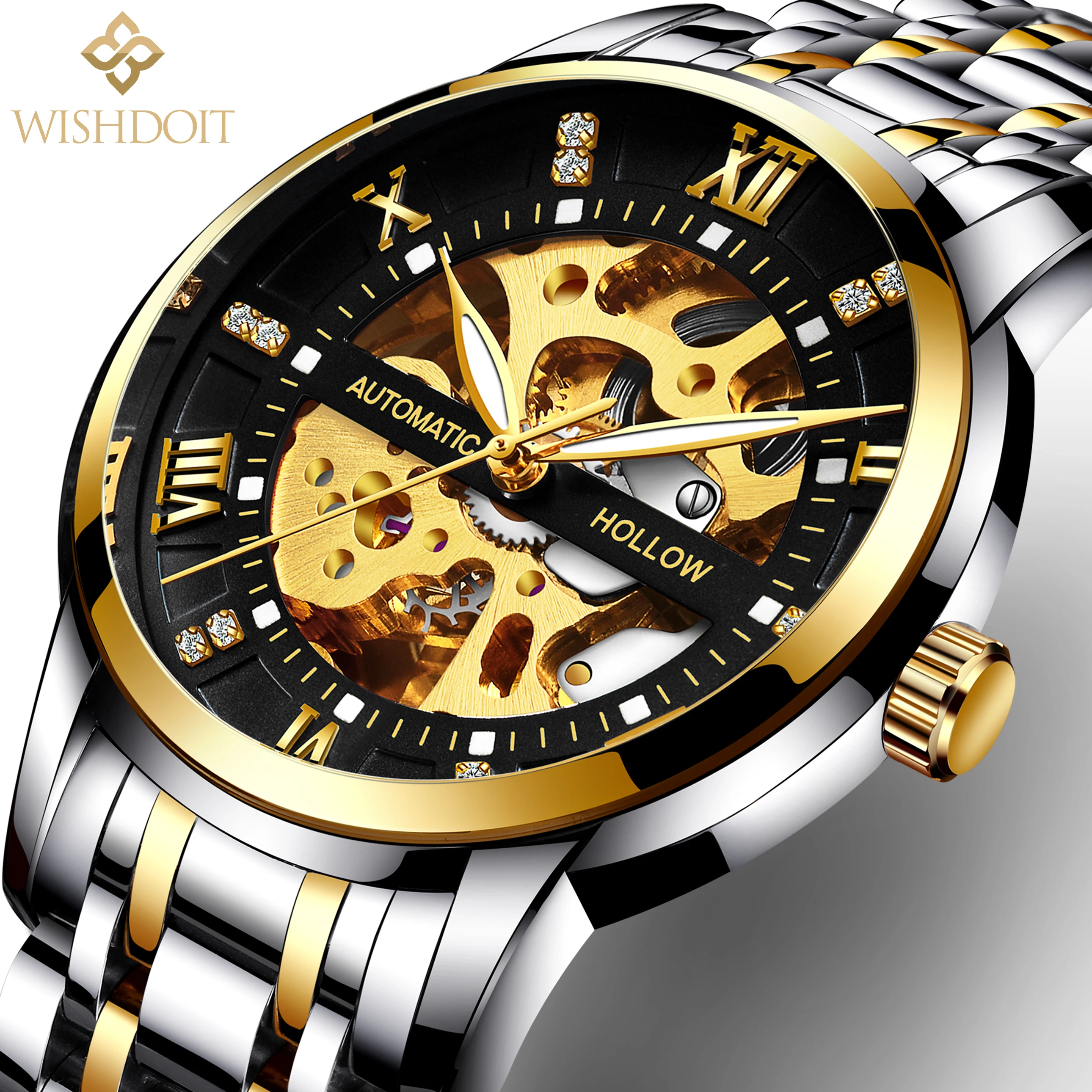 Diver Watch WISHDOIT Luxury Men's Watches Business Waterproof Luminous Steel Belt Leather Automatic Mechanical Large Dial Clock
Diver Watch WISHDOIT Luxury Men's Watches Business Waterproof Luminous Steel Belt Leather Automatic Mechanical Large Dial Clock