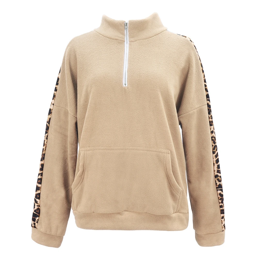 Women Warm Autumn Hoodies Leopard Stitching Clothes Fashion Long-sleeve Sweater Knitted Turtlenceck Patchwork Pullover
Women Warm Autumn Hoodies Leopard Stitching Clothes Fashion Long-sleeve Sweater Knitted Turtlenceck Patchwork Pullover