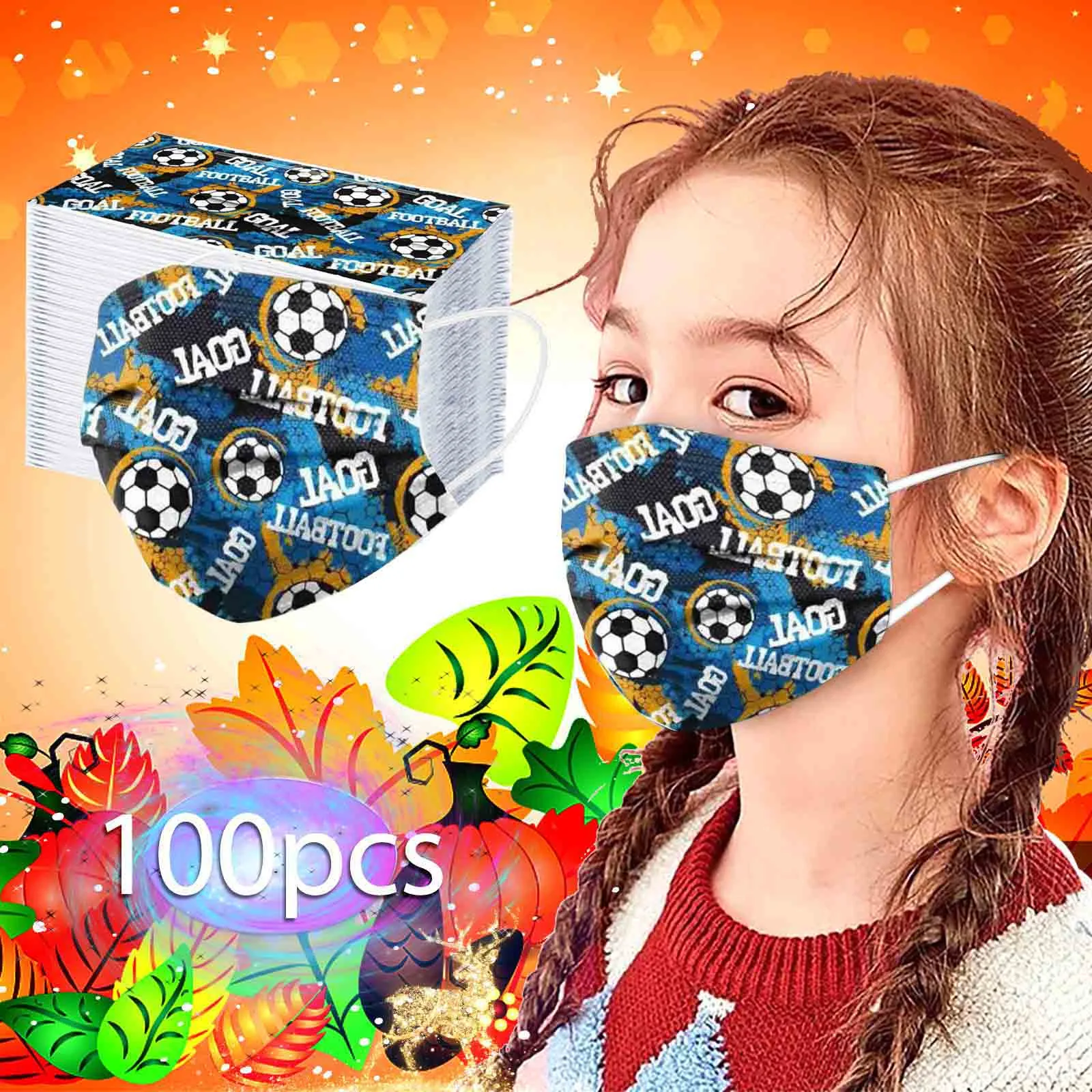 50pcs Children's Disposable Masks Child Football Printed Disposable Face Mask Masque Enfant Jetable Kids Mouth Mask Mascarilla
50pcs Children's Disposable Masks Child Football Printed Disposable Face Mask Masque Enfant Jetable Kids Mouth Mask Mascarilla