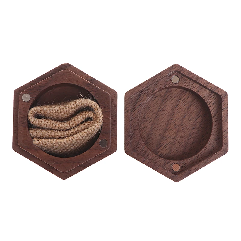1pcs Black Walnut Hexagon Wedding Wood Ring Box Holder Your Names And Date Wedding Ring Bearer Box
1pcs Black Walnut Hexagon Wedding Wood Ring Box Holder Your Names And Date Wedding Ring Bearer Box