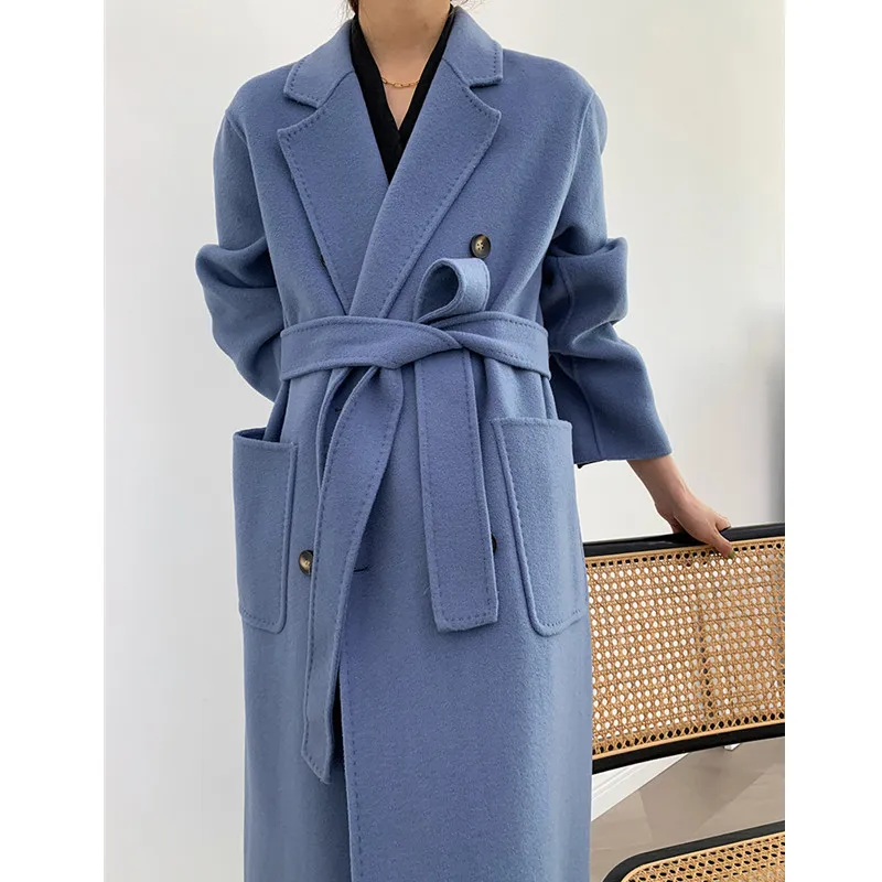 Женское кашемировое пальто средней длины, с ворсом, Осень-зима 2021
Женское кашемировое пальто средней длины, с ворсом, Осень-зима 2021