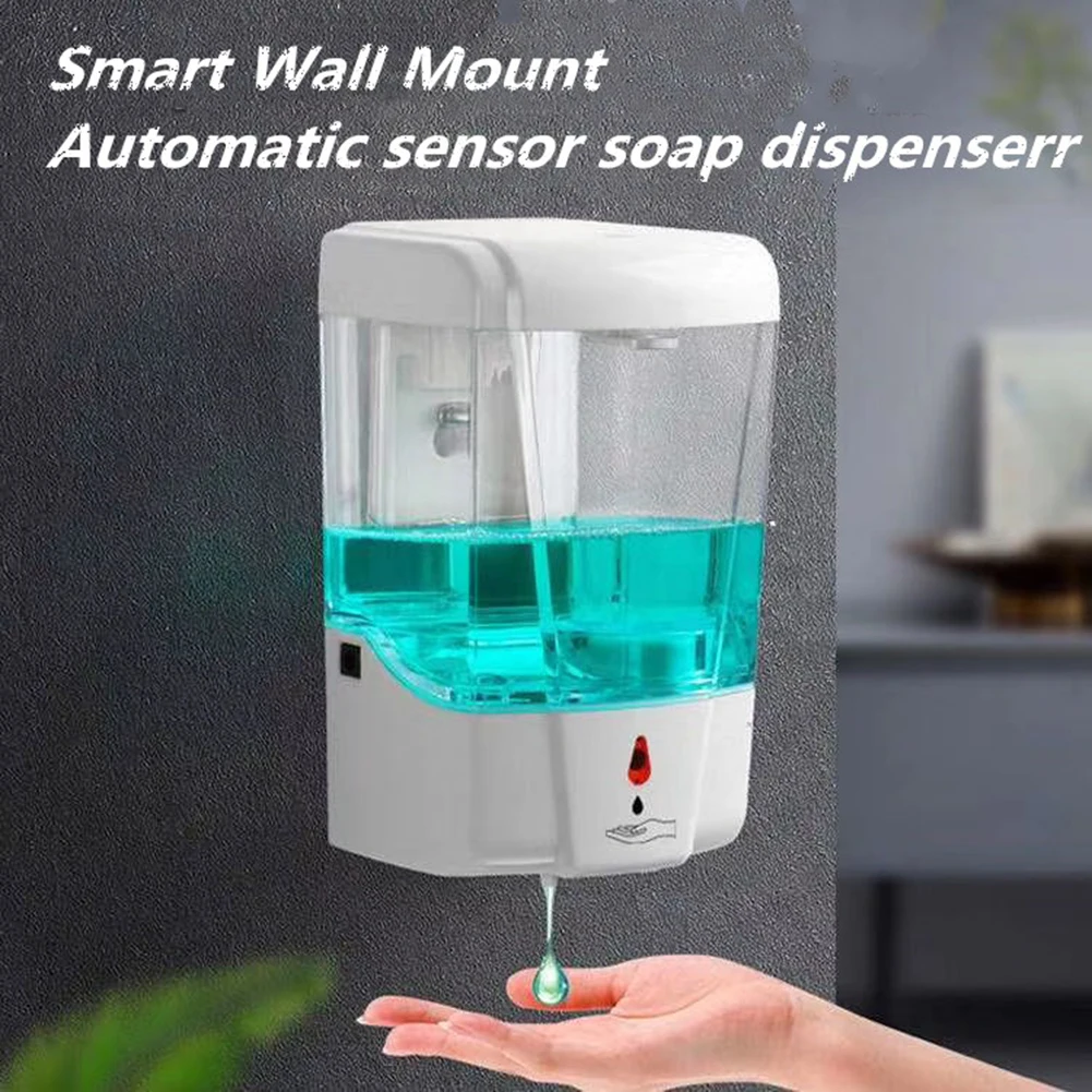 700ml Automatic Liquid Soap Dispenser Touchless Wall Mounted Smart Sensor Hand Washing Container for Kitchen Bathroom
700ml Automatic Liquid Soap Dispenser Touchless Wall Mounted Smart Sensor Hand Washing Container for Kitchen Bathroom