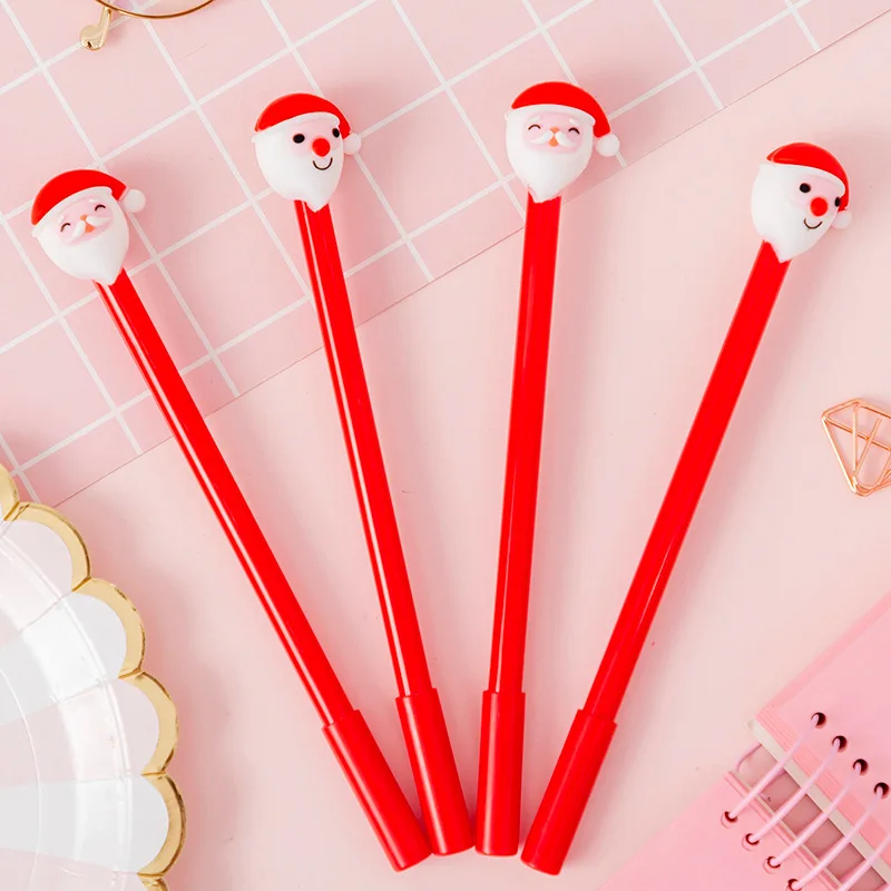 40pcs Creative Gel Pens Cute Santa Pens for School Office Supplies Kawaii Christmas Stationery Lovely Office Gift Kids Prizes
40pcs Creative Gel Pens Cute Santa Pens for School Office Supplies Kawaii Christmas Stationery Lovely Office Gift Kids Prizes