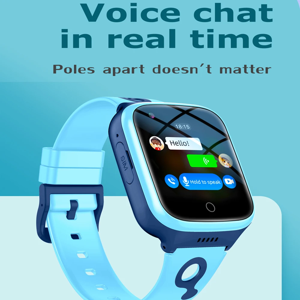 4G Детские Смарт-часы телефон GPS WiFi местоположение SOS звонок обратно монитор с