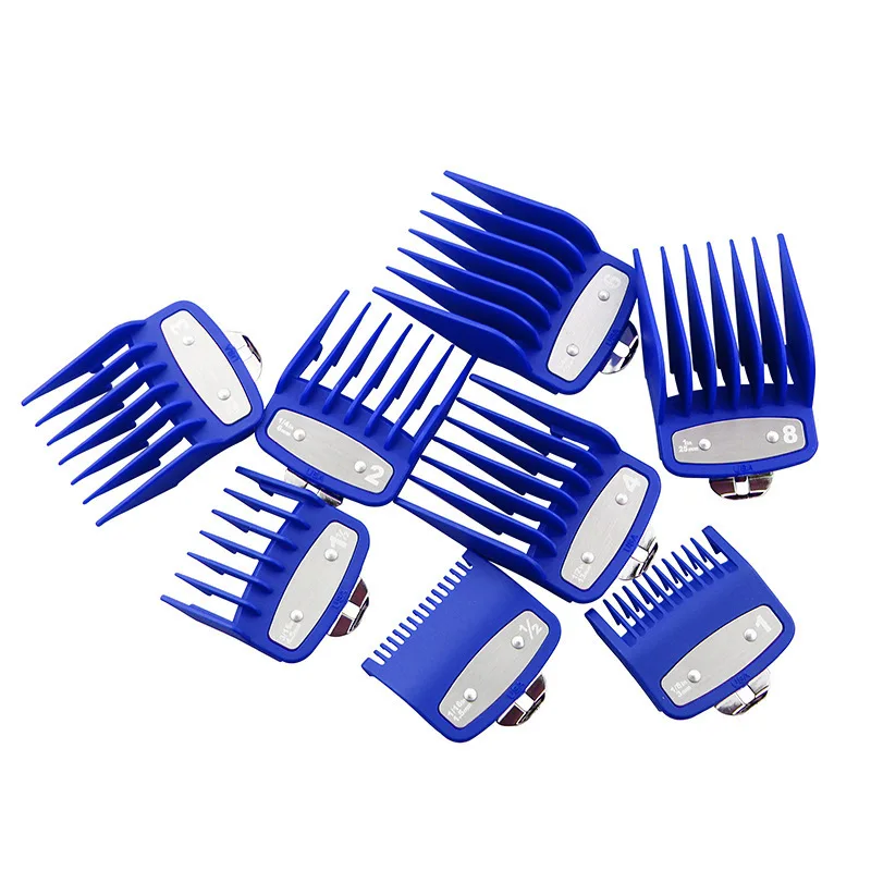 8Pcs/Set Universal Restriction Limit Comb Hair Clipper Accessories Coloring Styling Replacement 1.5/3/4.5/6/10/13/19/25MM 
8Pcs/Set Universal Restriction Limit Comb Hair Clipper Accessories Coloring Styling Replacement 1.5/3/4.5/6/10/13/19/25MM