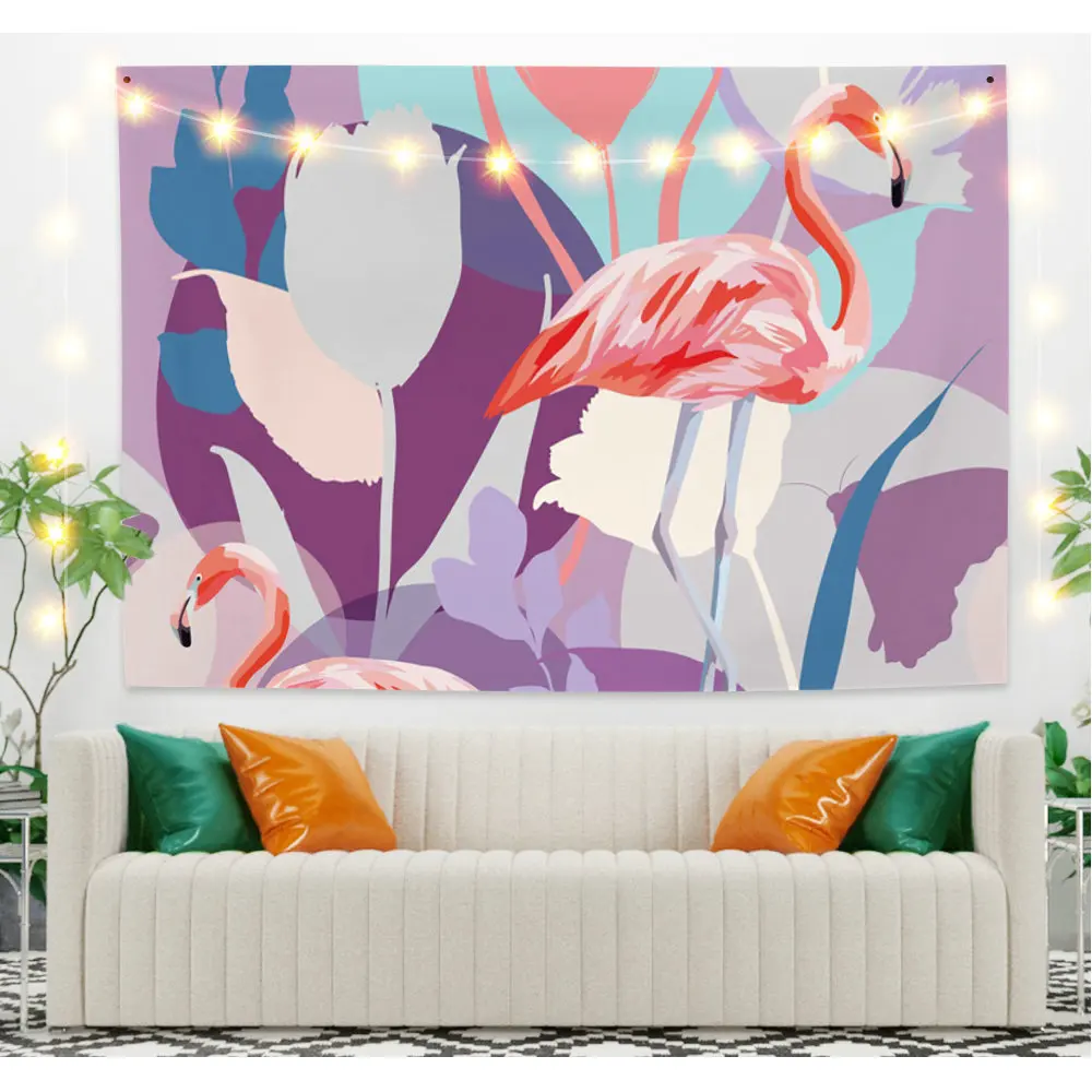 Flamingo and Colorful Graffiti Tapestry Vintage Exotic for Bedroom Photography Wall Decor
Flamingo and Colorful Graffiti Tapestry Vintage Exotic for Bedroom Photography Wall Decor