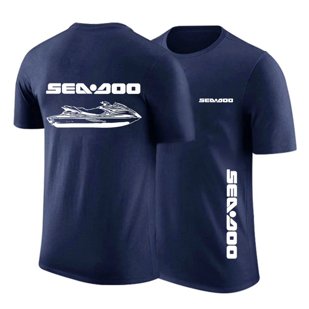 2021 Sea Doo Seadoo Moto летняя новая трендовая Мужская Повседневная Базовая футболка с