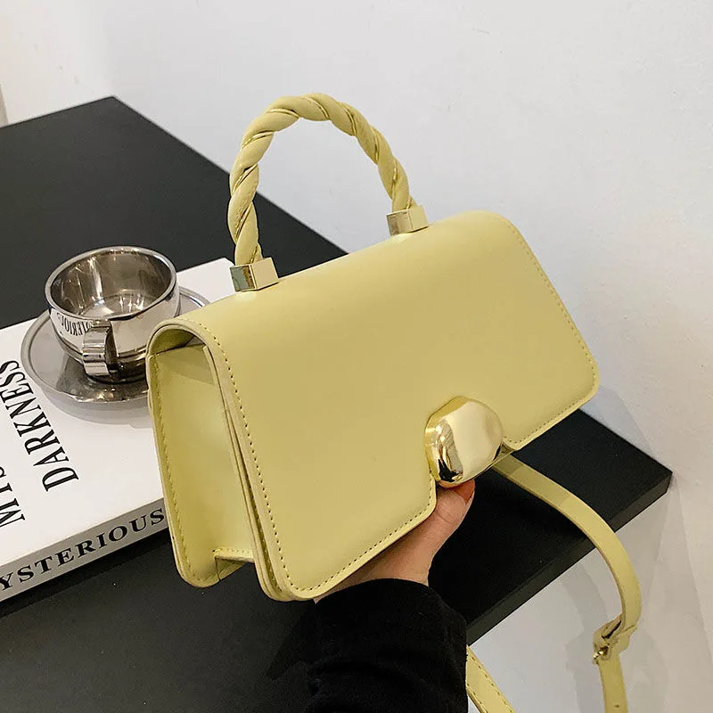 Solid Color Soft Leather Shoulder Bags for Women 2021 New Concise Small Square Bag Casual Fashion Women's Handbags Sac A Main
Solid Color Soft Leather Shoulder Bags for Women 2021 New Concise Small Square Bag Casual Fashion Women's Handbags Sac A Main
