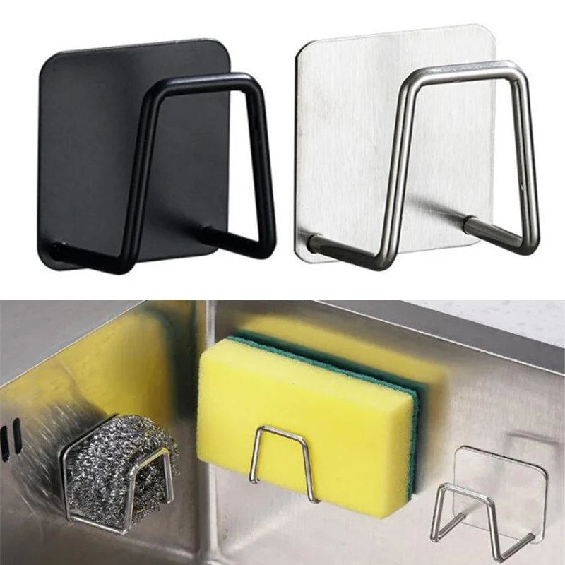 Kitchen Sponges Holder Self Adhesive Sink Sponges Drain Drying Rack 304 Stainless Steel Storage Holder Kitchen Sink Accessories
Kitchen Sponges Holder Self Adhesive Sink Sponges Drain Drying Rack 304 Stainless Steel Storage Holder Kitchen Sink Accessories