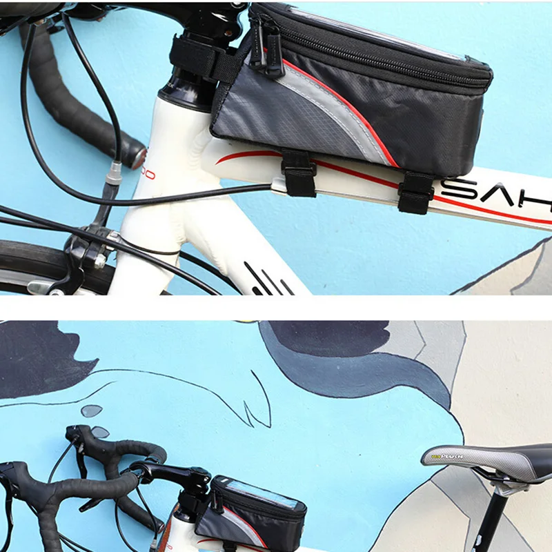 Outdoor riding bicycle bag BICYCLE BAGS CYCLING BIKE FRAME IPHONE HOLDER PANNIER MOBILE PHONE BAG CASE 4.2"-5.5" |