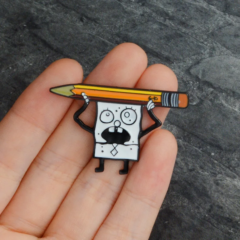 Cartoon Cute Fun Movie Character Pineapple pencil Enamel Brooch Alloy Badge Cowboy Clothes Bag Pin Sweet Jewelry Gift For Friend
Cartoon Cute Fun Movie Character Pineapple pencil Enamel Brooch Alloy Badge Cowboy Clothes Bag Pin Sweet Jewelry Gift For Friend
