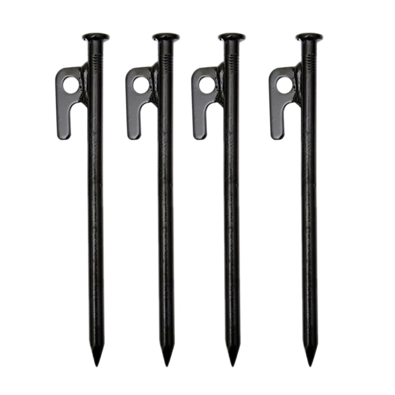 4pcs Outdoor Camping Tent Stakes Heavy Duty 8/12 inch Steel Tent Pegs Hiking Travel Tent Nails
4pcs Outdoor Camping Tent Stakes Heavy Duty 8/12 inch Steel Tent Pegs Hiking Travel Tent Nails